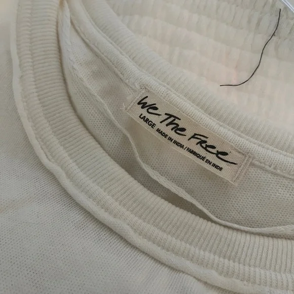 Free People We The Free Sport Tee WHITW - Picture 6 of 6